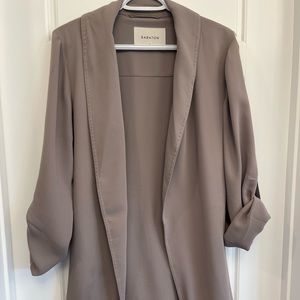 Babaton Oversized Flowy Jacket - Tan size Large